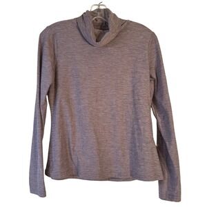 Kyodan Outdoor Womens Mauve Space‎ Dye Cowl Neck Long Sleeve Top M